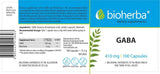 GABA 410mg | + Mélatonine 1 mg - 100 capsules