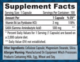 GABA + B-6/500 mg./100 VCAPS