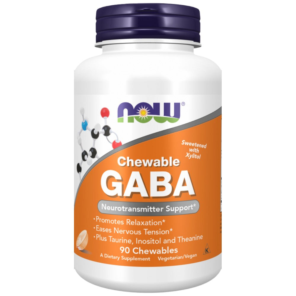 Gaba Chewable | avec taurine, inositol et théanine - 90 comprimés à croquer