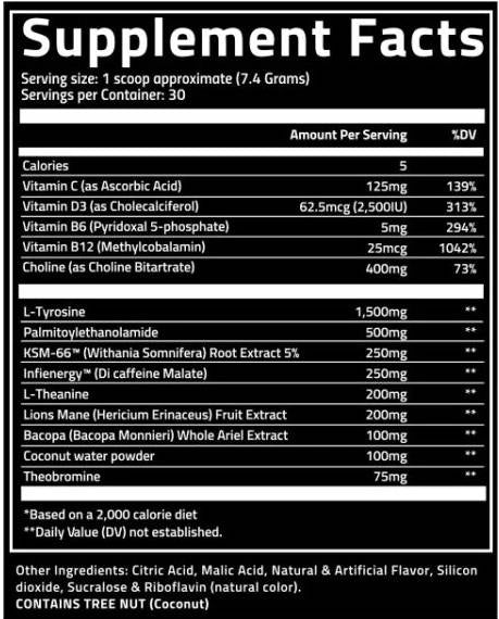 GLHF Gamer Energy - 222 grammes