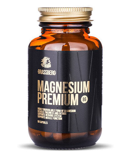Grassberg Magnésium Premium B6 60 Caps