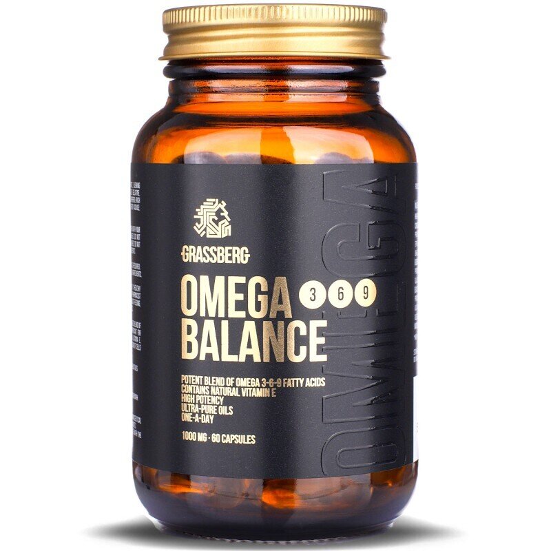 Grassberg Omega 3-6-9 Balance 1000 mg 60 Caps