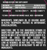 Grassberg Vitamin D3 Drop 400 UI 50 ml