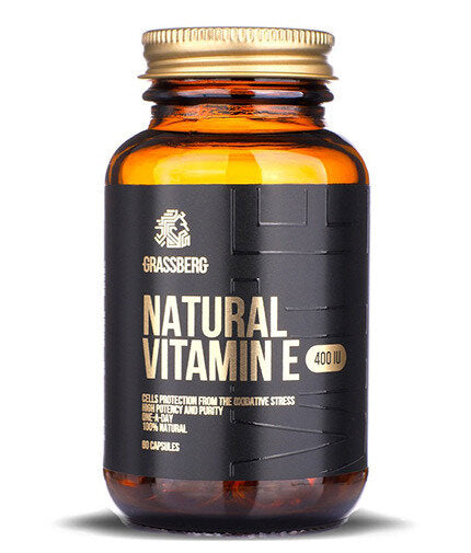 Grassberg Vitamine E 400 UI Natural 60 Caps