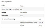 Gaba Caps - 120 capsules