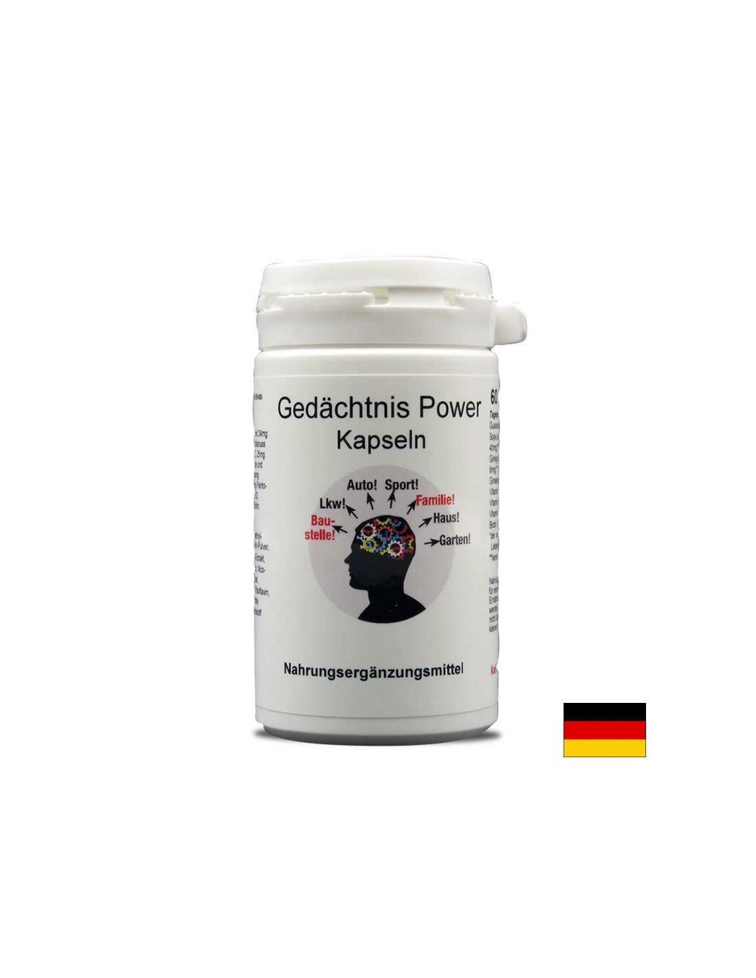 Gedächtnis Power - Memory Power - Formule pour la mémoire et la concentration, 60 capsules <tc>Karl Minck</tc>