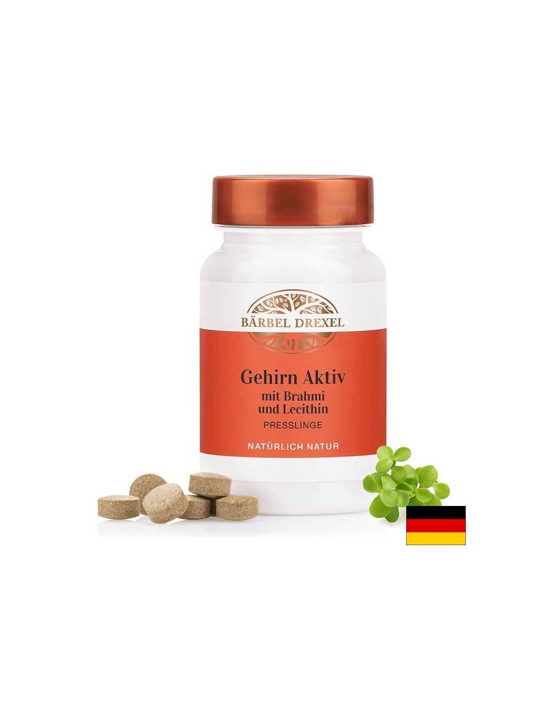 Gehirn Aktiv mit Brahmi und Lecithin/Pour la mémoire et la concentration, 90 comprimés <tc>Bärbel Drexel</tc>