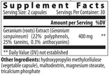 Géranium - 60 capsules