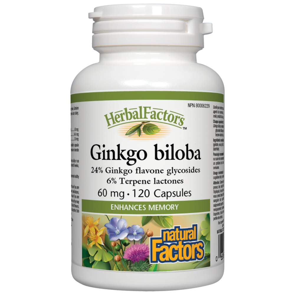 Ginkgo biloba 60 mg - 120 capsules