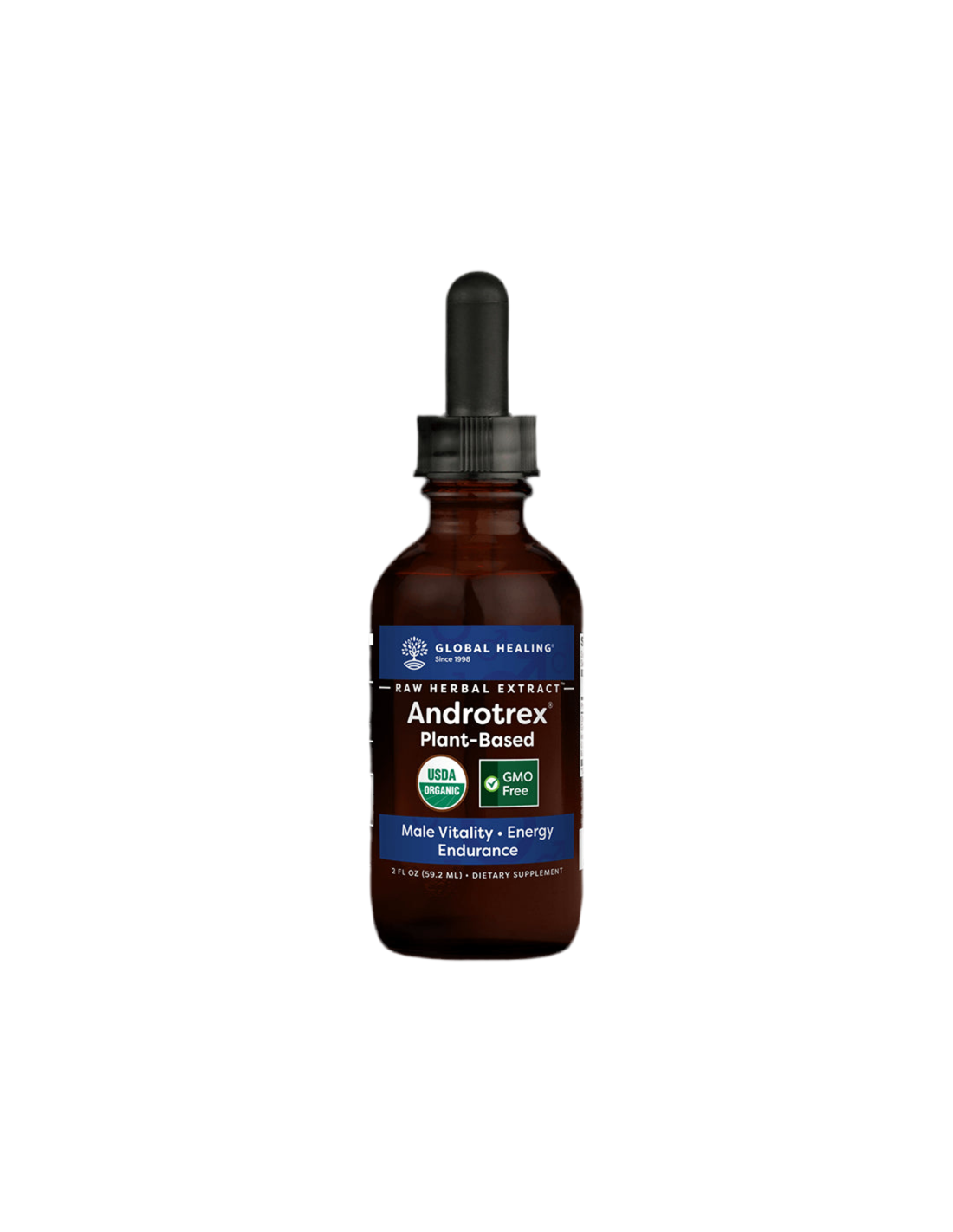Androttex® Extrait à base de plantes brut/Mélange à base de plantes pour équilibre hormonal masculin, 59,2 ml de guérison globale