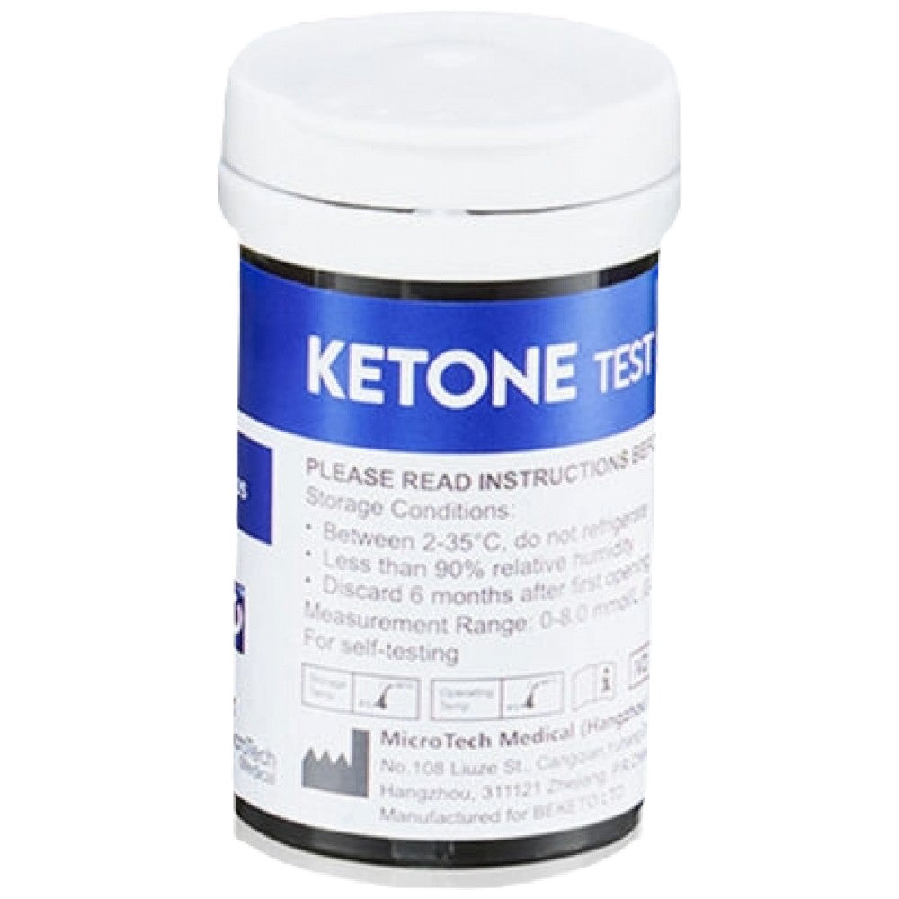 Gluketo Metter - Tests de bande de cétones - 50 PCS.