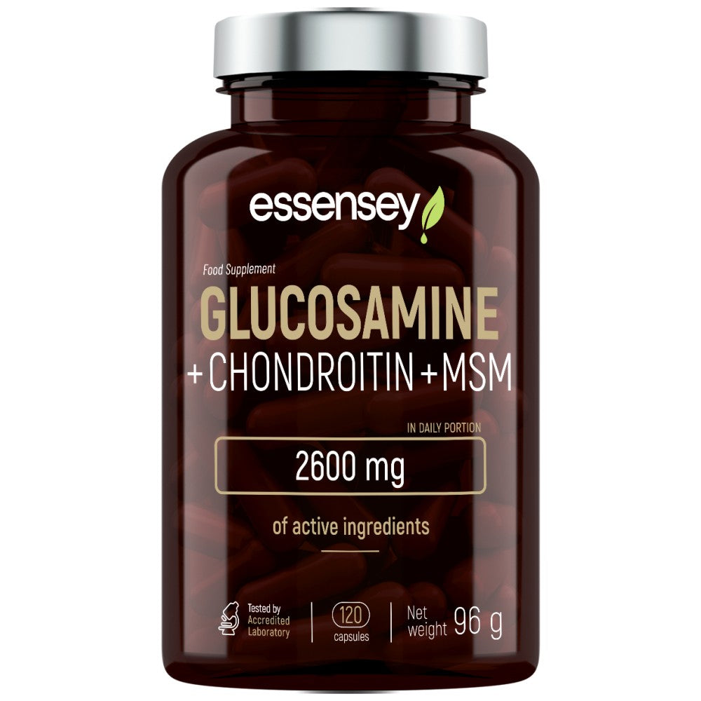 Glucosamine + chondroïtine + msm - 120 capsules