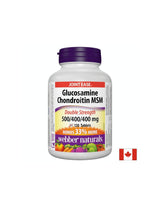 Glucosamine, chondroïtine, MSM/glucosamine, chondroïtine et comprimés MSM X 120