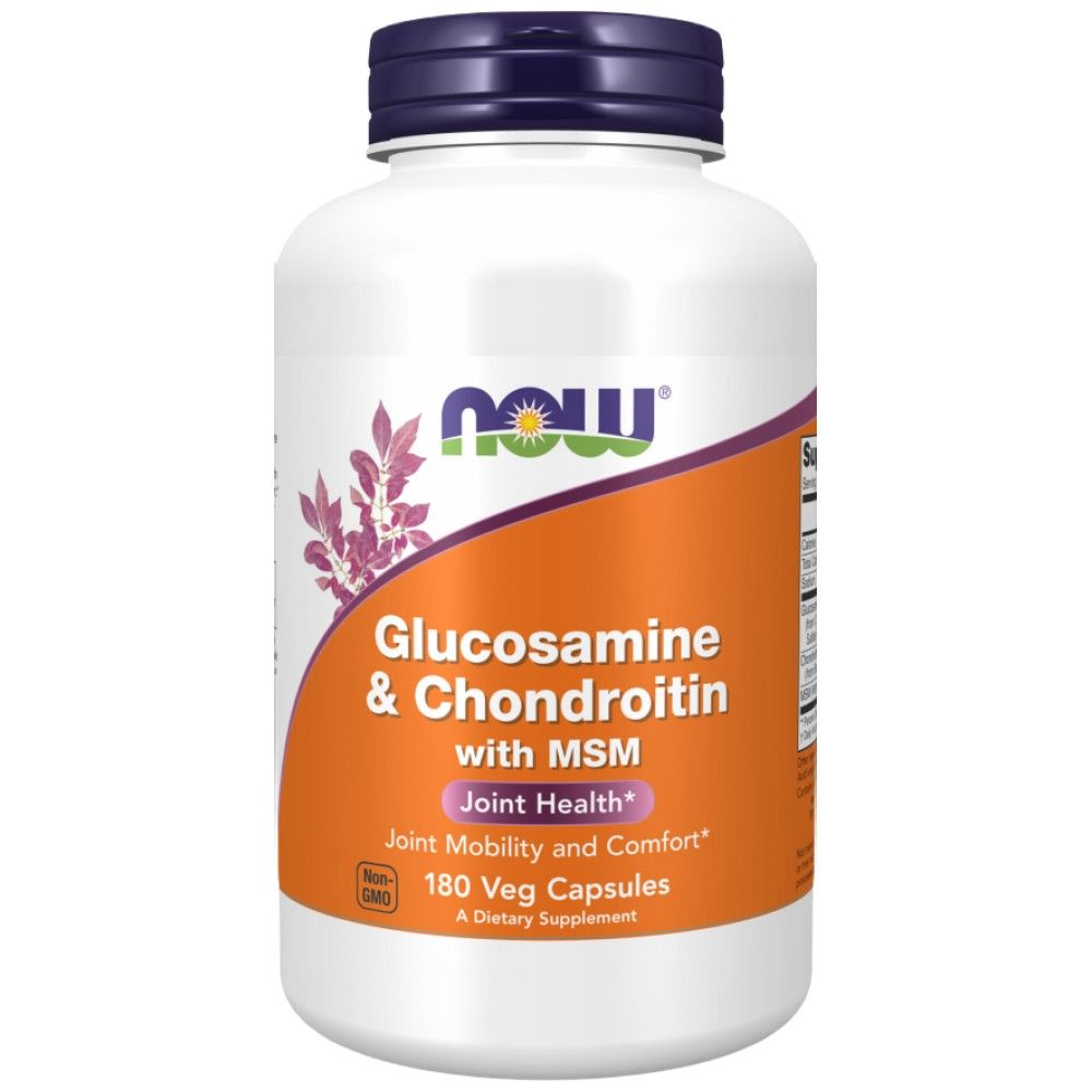 Glucosamine et chondroïtine + MSM - 180 capsules