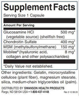 Glucosamine, chondroïtine et MSM avec de l'acide hyaluronique et du collagène - 90 capsules