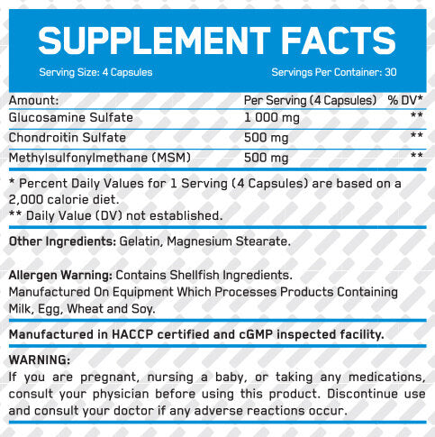 Complexe de glucosamine/Caps 120