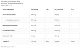 Glucosamine + msm + poudre de chondroïtine 150 grammes