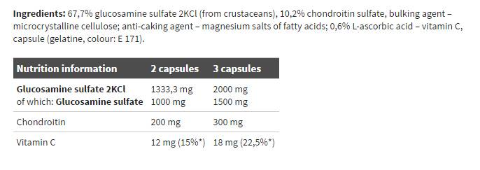 Glucosamine plus/sport - 60 capsules