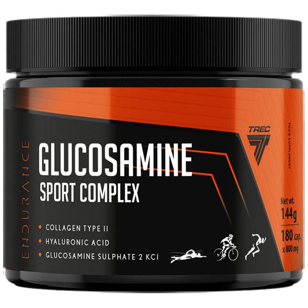 Complexe sport de glucosamine | avec acide hyaluronique et collagène de type II - 180 capsules