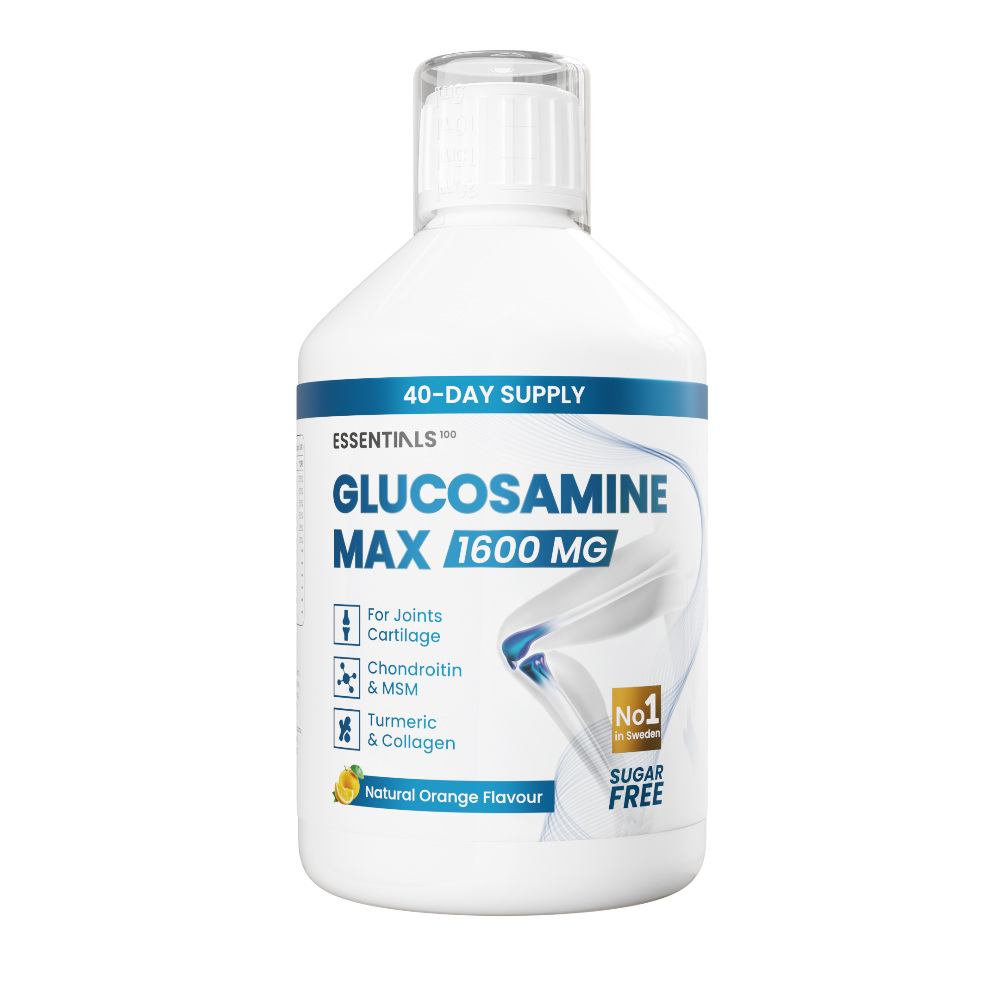 Glucosamine max avec collagène de type 2, MSM, chondroïtine (40/20 doses, 500 ml)