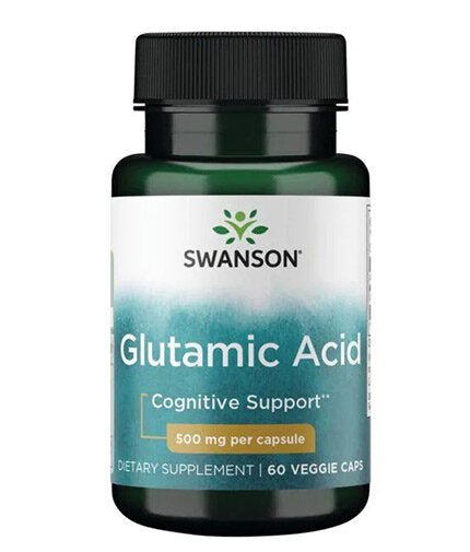 Acide glutamique 500 mg - 60 capsules