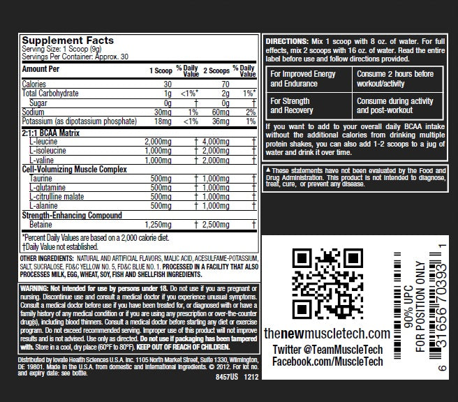 Glutamine 300g.