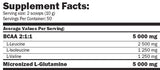 Glutamine + BCAA/0,530 kg
