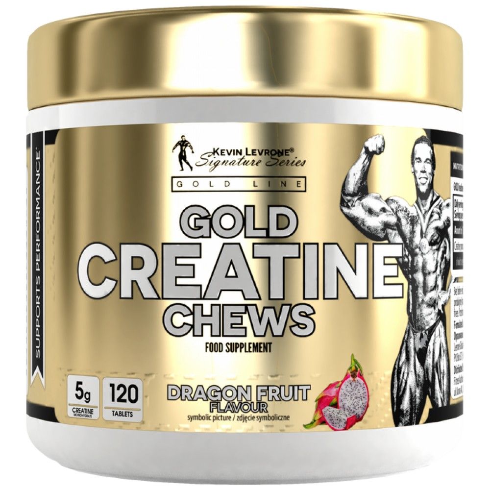 Gold Creatine Chews | Monohydrate de créatine - 120 comprimés à croquer