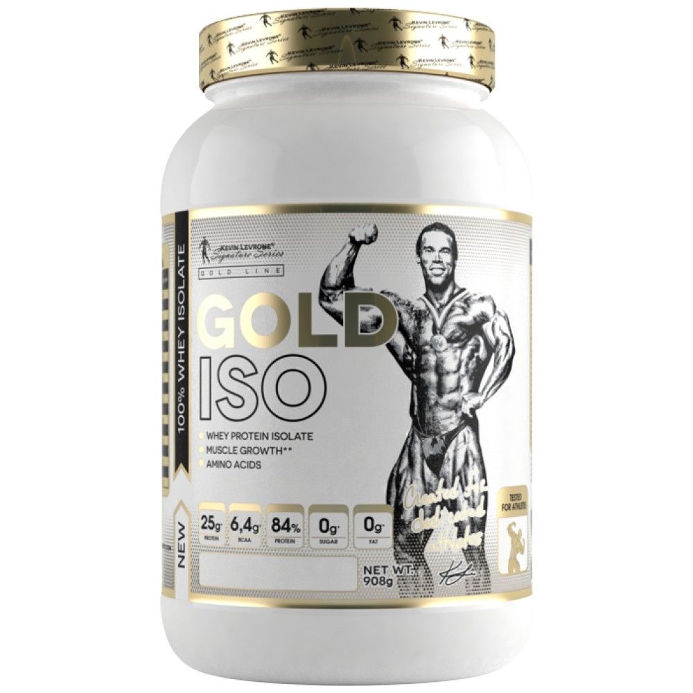 Gold Iso Whey | Isolat de protéines de lactosérum - 908 grammes