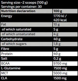 Ligne d'or/farine d'avoine/avec protéine, BCAA, glutamine, MCT - 3000 grammes