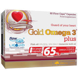 Gold Omega 3 65% + Krill Huile 60 Capsules