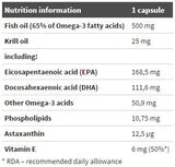 Gold Omega 3 65% + Krill Huile 60 Capsules
