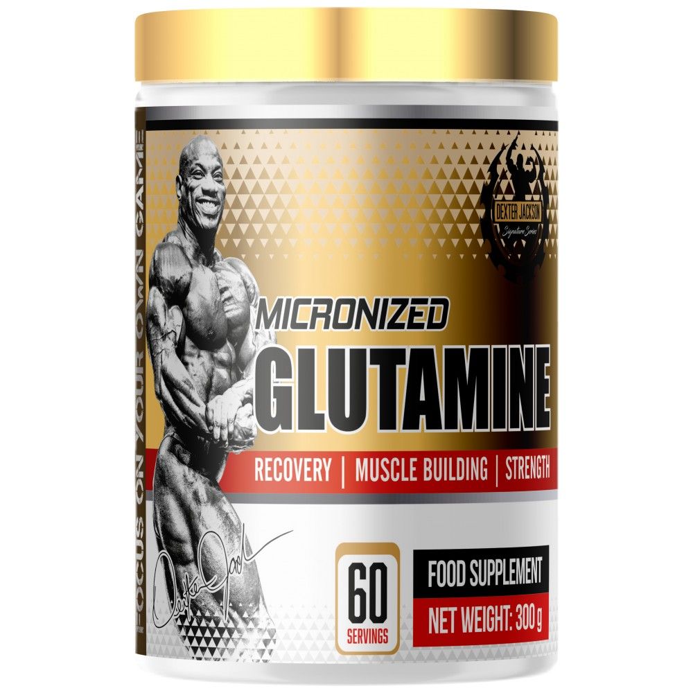 Série d'or | Glutamine micronisée avec de la taurine - 300 grammes