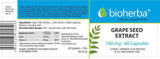 Extrait de graines de raisin 280 mg - 60 capsules
