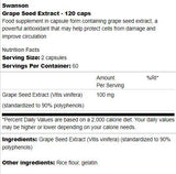 Extrait de graines de raisin 50 mg 120 capsules