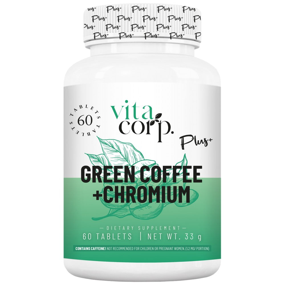Café vert + chrome - 60 comprimés
