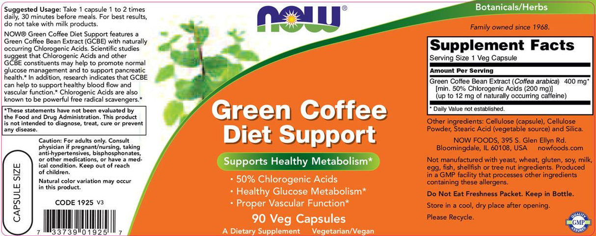 Support de régime au café vert - 90 capsules