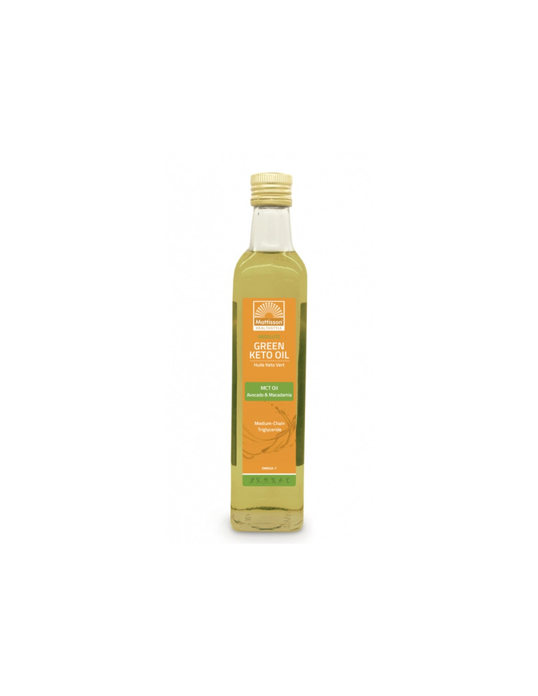 Système cardiovasculaire - Huile Green Keto - MCT, avocat et macadamia, 500 ml <tc>Mattisson Healthstyle</tc>
