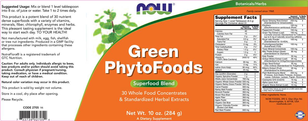 PHYTO VERT FOODS [284 grammes]