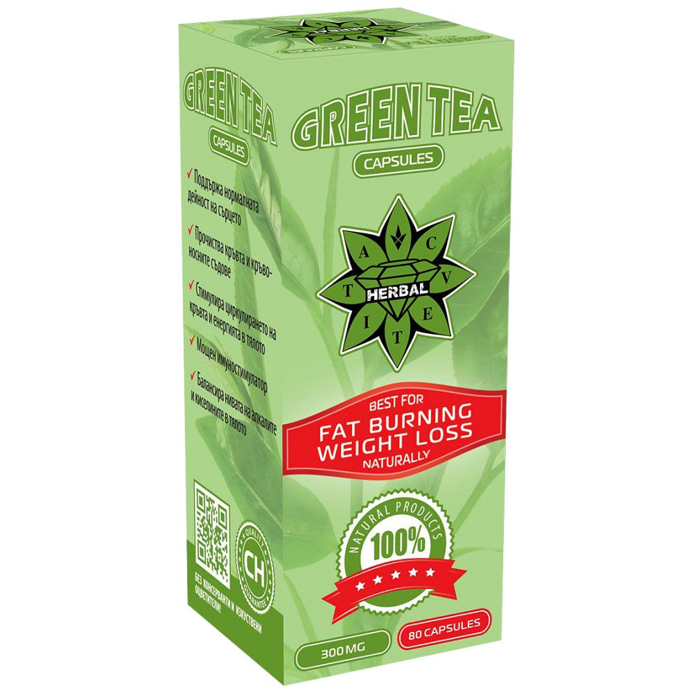 Caps de thé vert 80 capsules