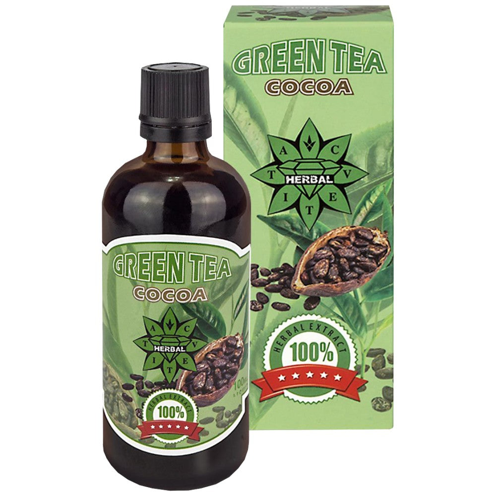 Thé vert avec cacao - 100 ml