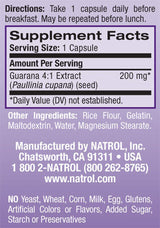 Guarana 200 mg./90 Caps.