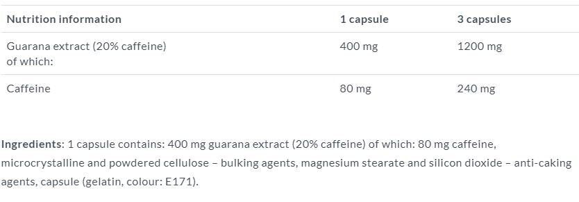 Guaranax 60 Caps. OLYMPE