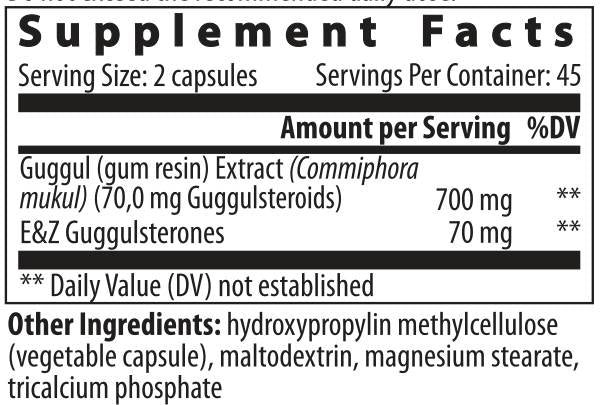 Guggulsterone - 90 capsules