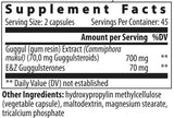 Guggulsterone - 90 capsules