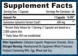 Gymnema Sylvestre Leaf 400mg./60 VCAPS