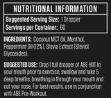 HIIT Performance Drops | avec MCT et menthe poivrée - 30 ml