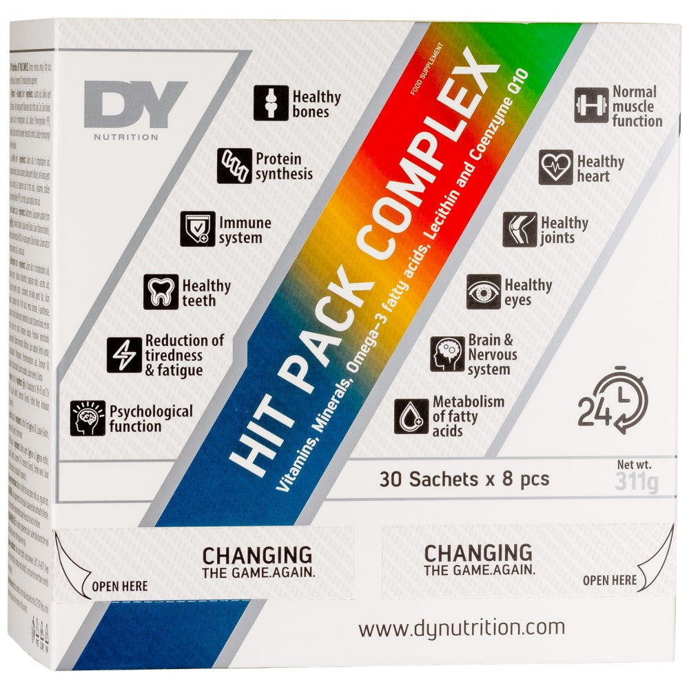 Appuyez sur Pack Complex | Pack multivitamine de formation à haute intensité - 30 packs