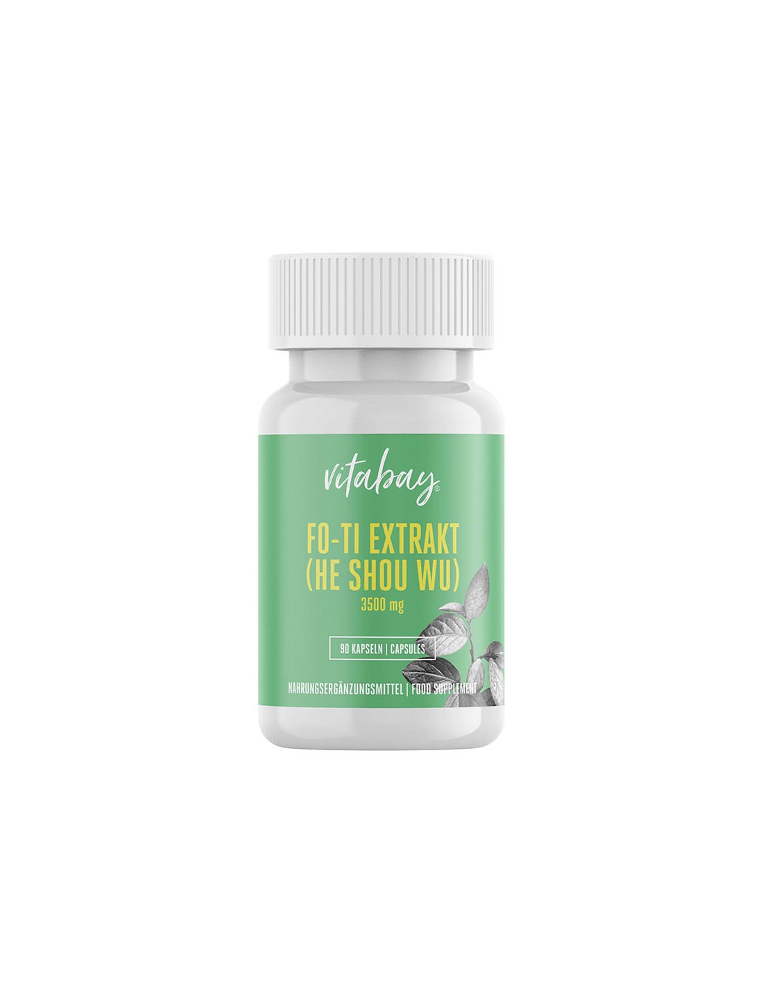 Adaptogène - FO-Ti Extrait (il shou wu), 3500 mg x 90 capsules