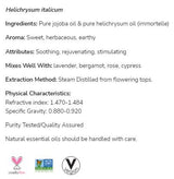 Mélange d'huile d'Helichrysum | Helichrysum italicum - 30 ml
